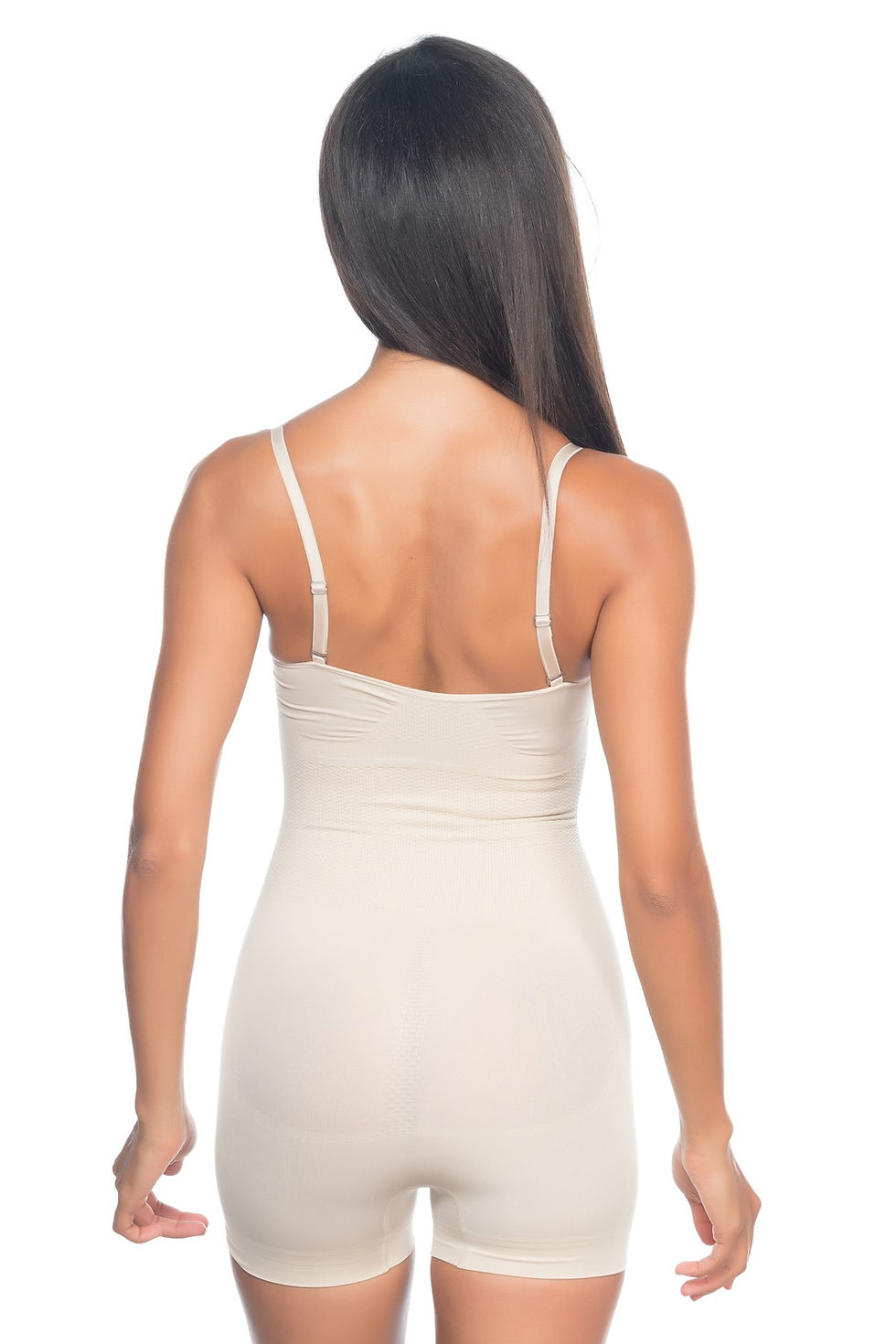 Thumbnail: 2059 - Seamless Over-Bust Massaging Short Legged Body Tummy Belly Shaper Boxer B