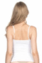 Thumbnail: 5011 - Seamless Long Undershirt Ripped Knit Cami Tank Top with Spaghetti Straps