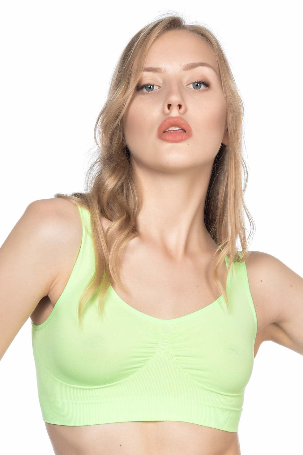 Thumbnail: 4005 - Seamless Thick Strap Bustier Bra