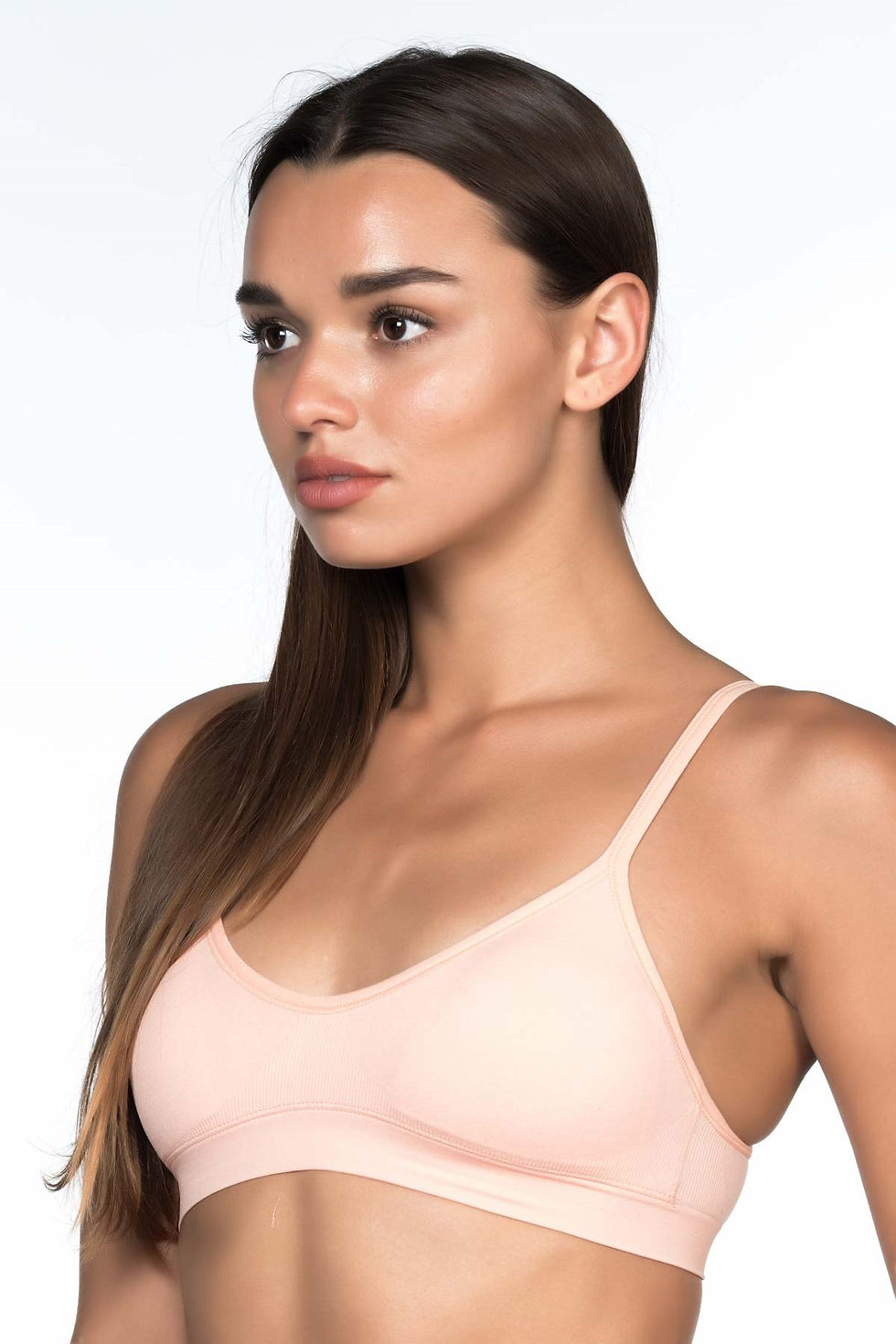 Thumbnail: 4020 - Seamless Padded Sports Bustier Bra