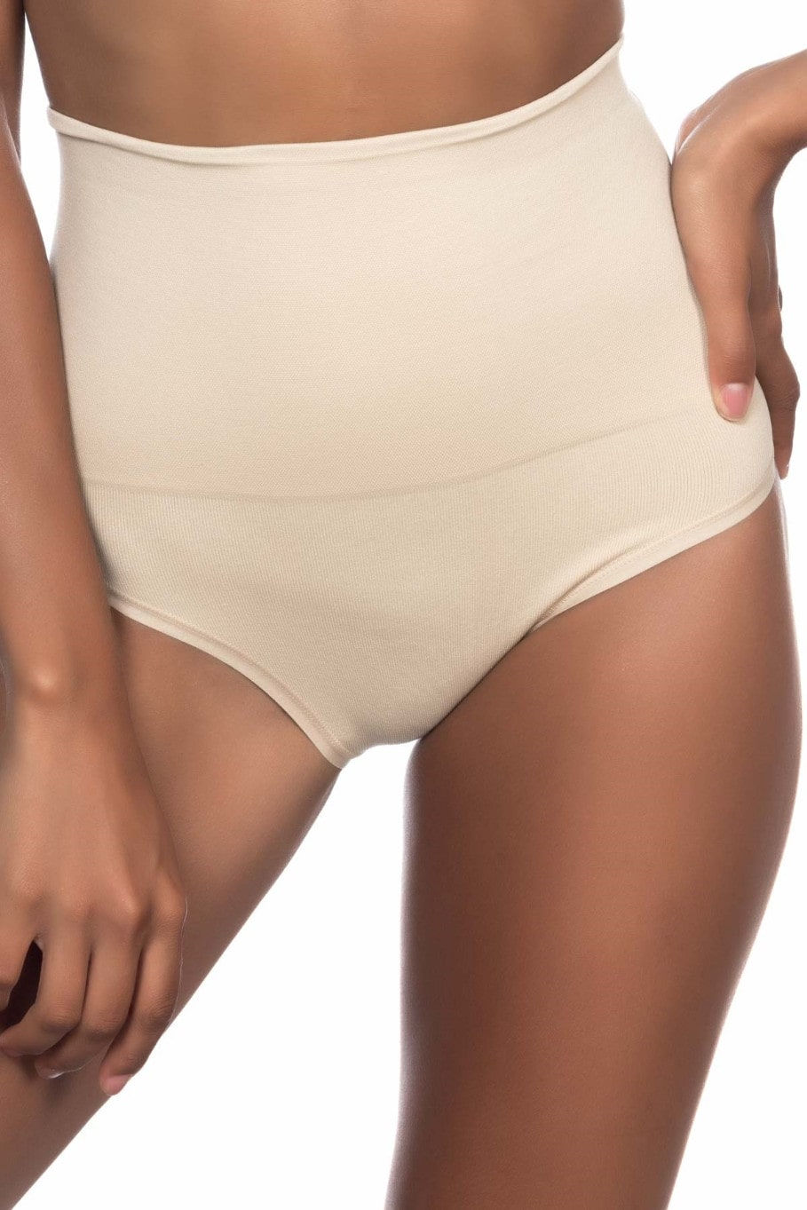 Thumbnail: 2039 - Seamless Double Layer Traceless No Show Panty Slip Shaper