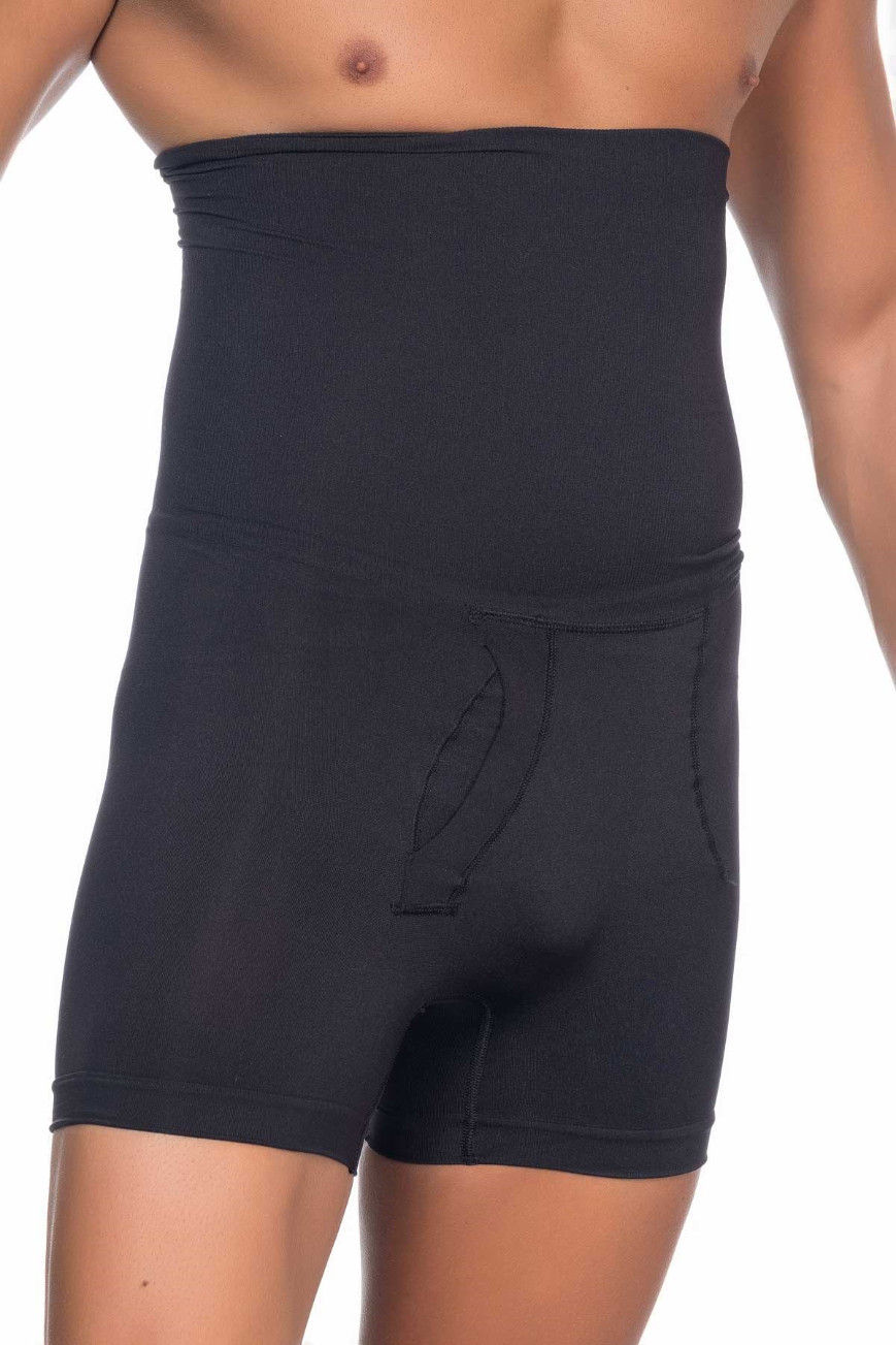 Thumbnail: E1005 - Seamless High Waisted Tummy and Belly Control Boxers for Men