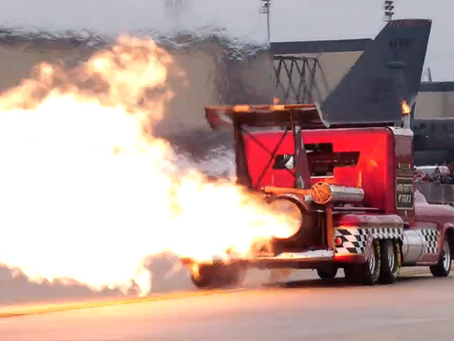 Hot Streak II Jet Truck at Cleveland Air Show