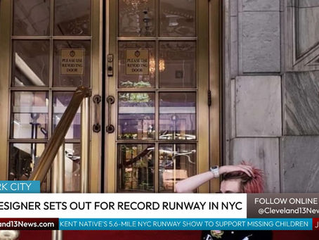 Ohio Teen Designer Aims for World Record with 5.6-Mile Runway Show in New York City