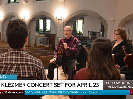 CWRU Klezmer Ensemble to Perform Concert at Harkness Chapel