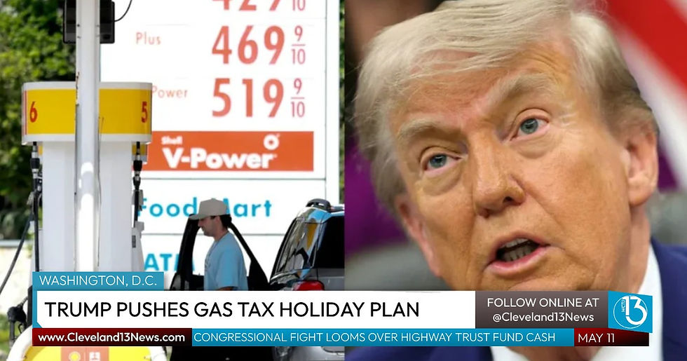 Trump Backs Federal Gas Tax Holiday as Hawley Moves to Introduce Bill
