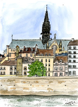 Quai aux fleurs, Paris