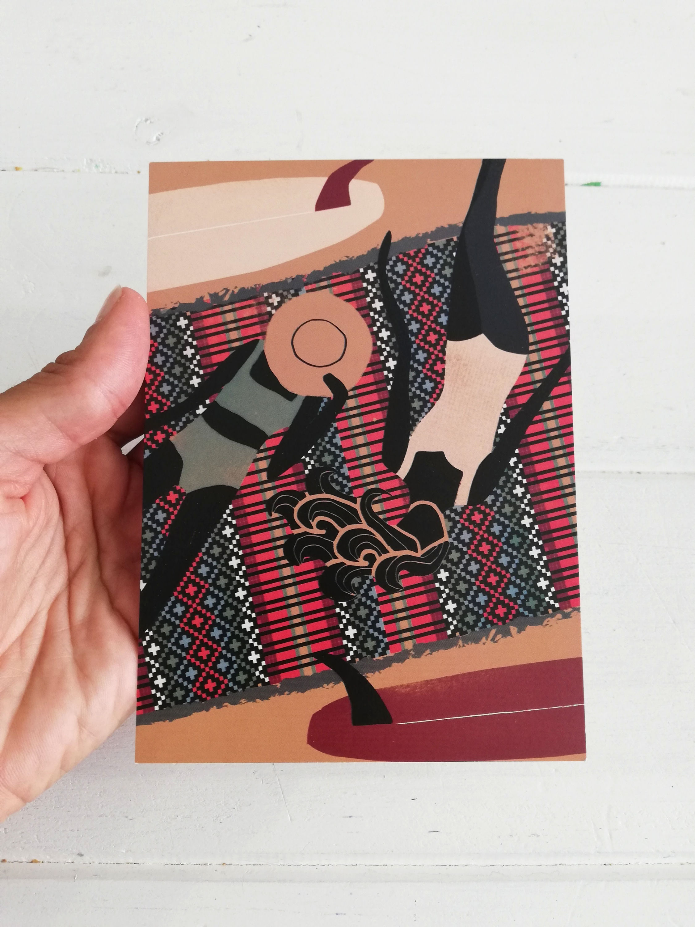 Postcards Portuguese blanket