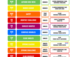 2026 Calendar of Events now live