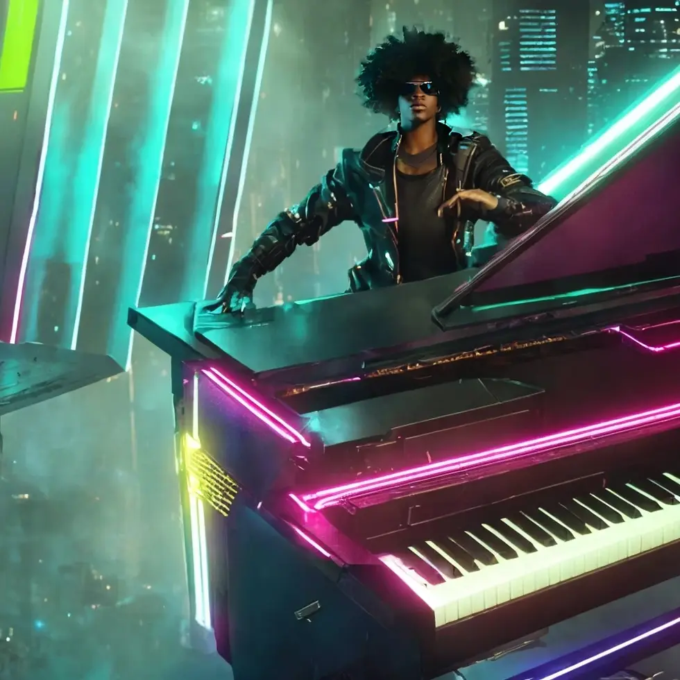 man play piano
