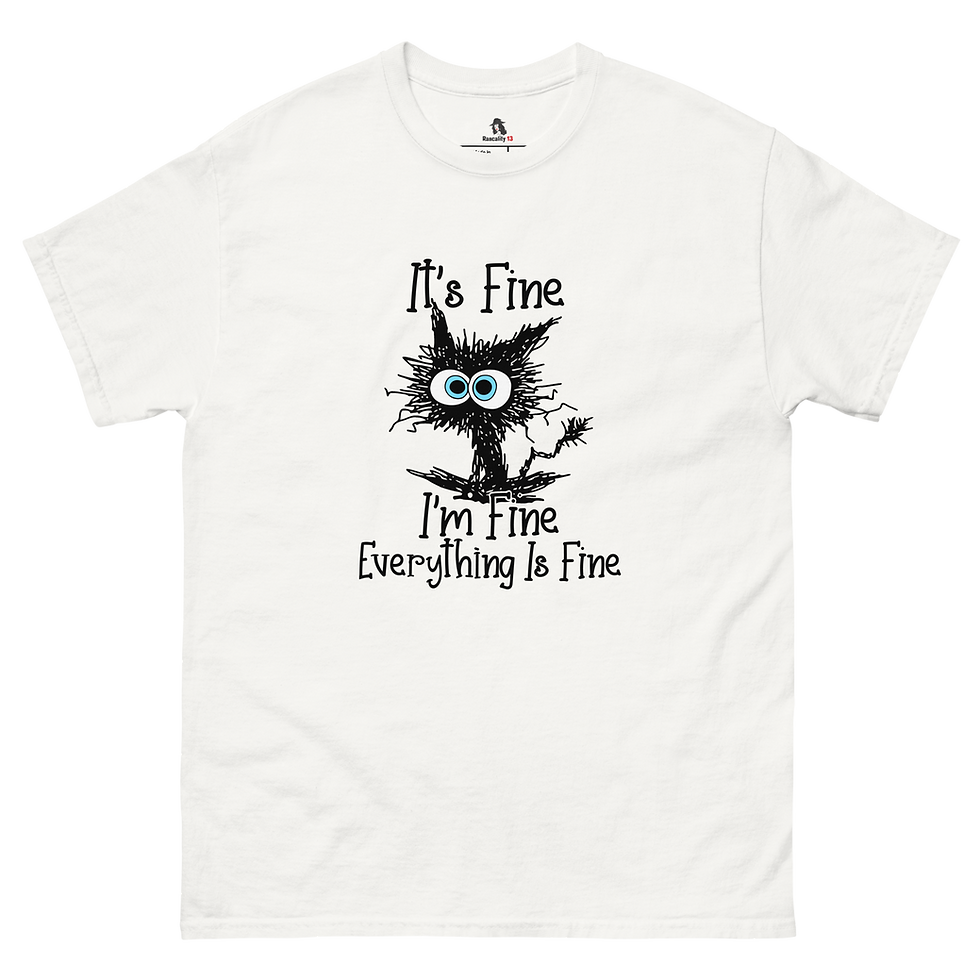 Thumbnail: It's Fine, I'm Fine, Funny Cat T-shirt