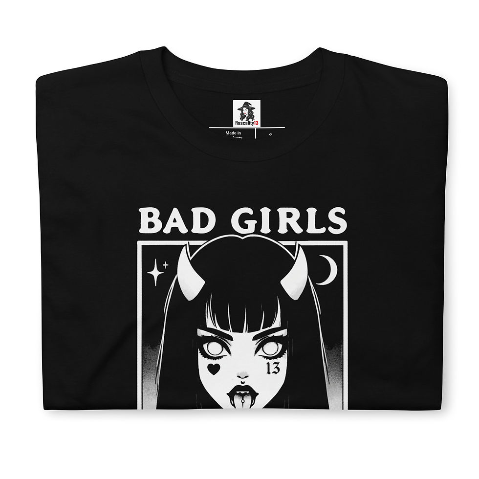 Thumbnail: Front view of bad girls taste better T=shirt