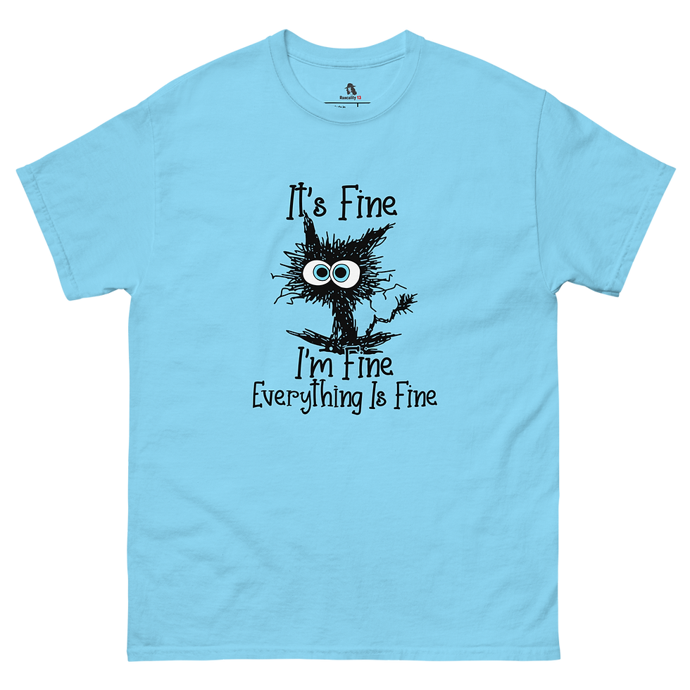 Thumbnail: It's Fine, I'm Fine, Funny Cat T-shirt