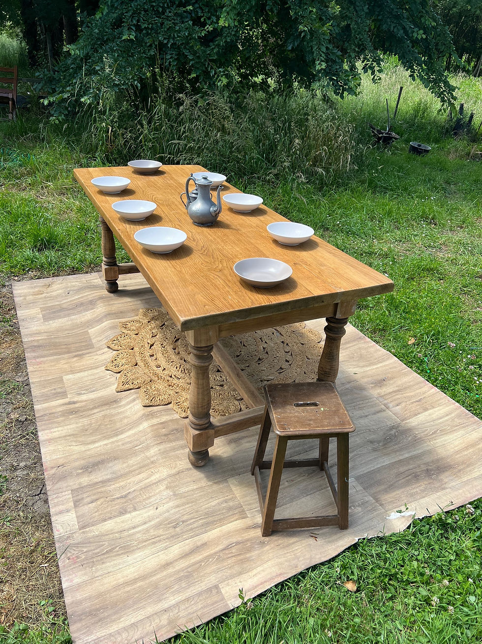 Miniature : Table de ferme 8 couverts