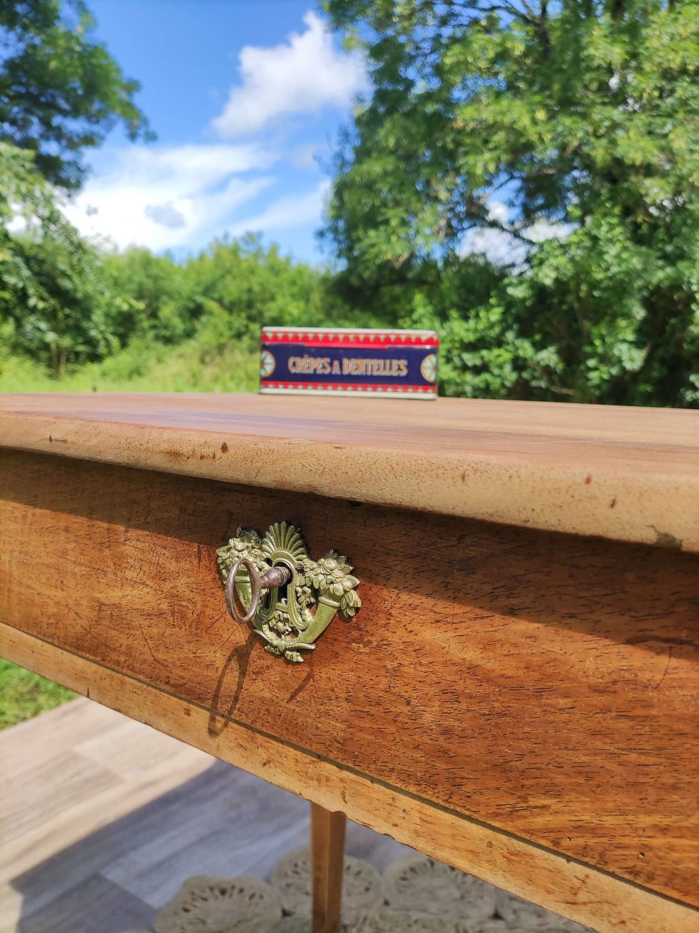 Miniature : Bureau en noyer