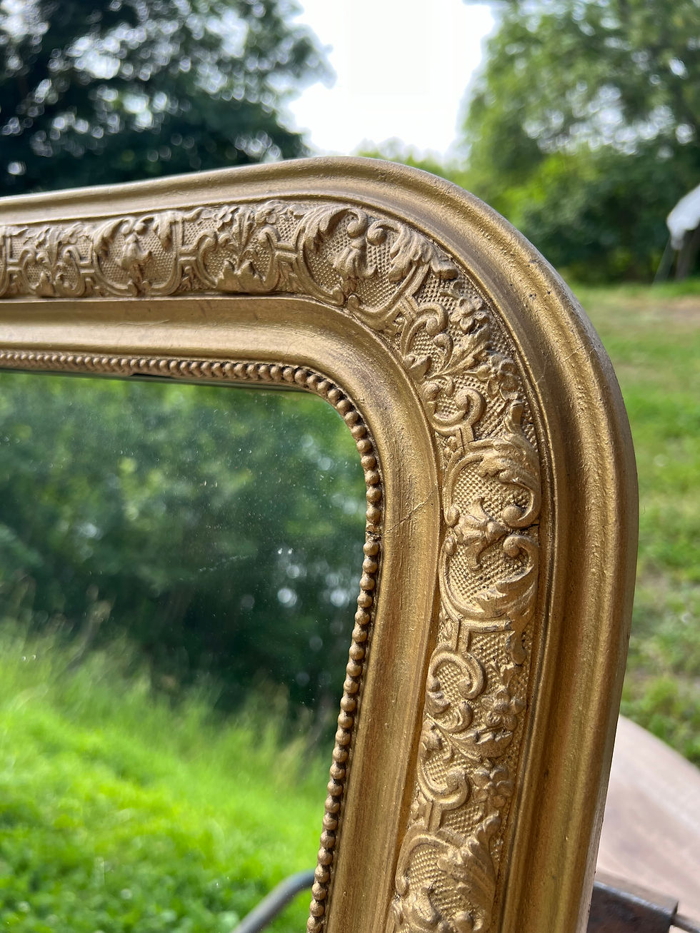 Miniature : Miroir Louis Philippe doré