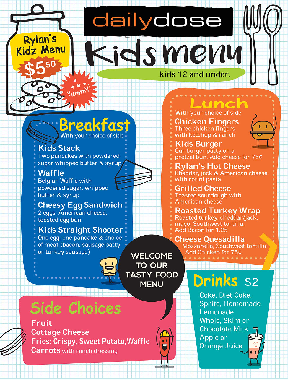 Kids Menu | dailydosegrill