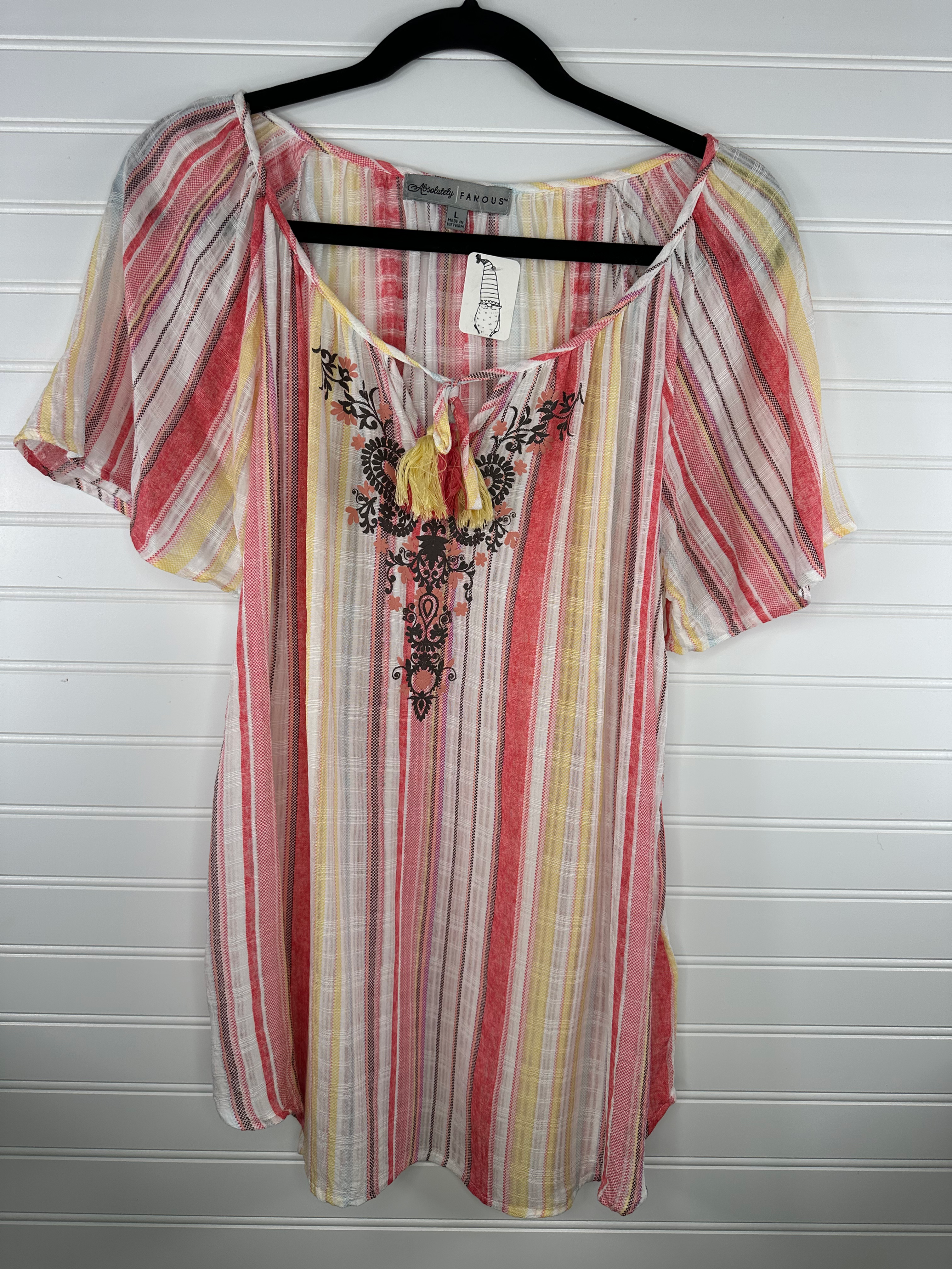 Large Striped Blouse