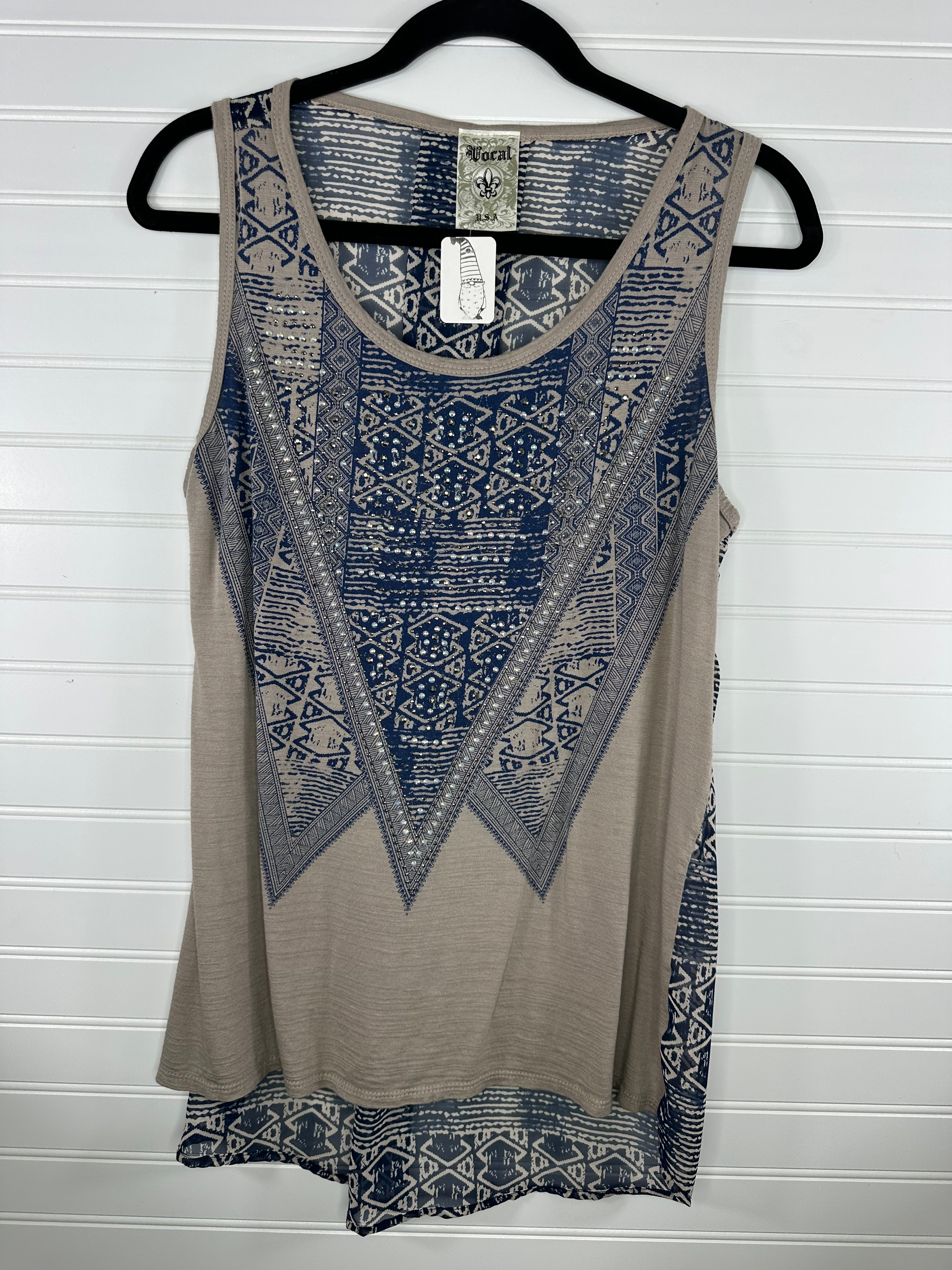 Large Aztec Print Tank
