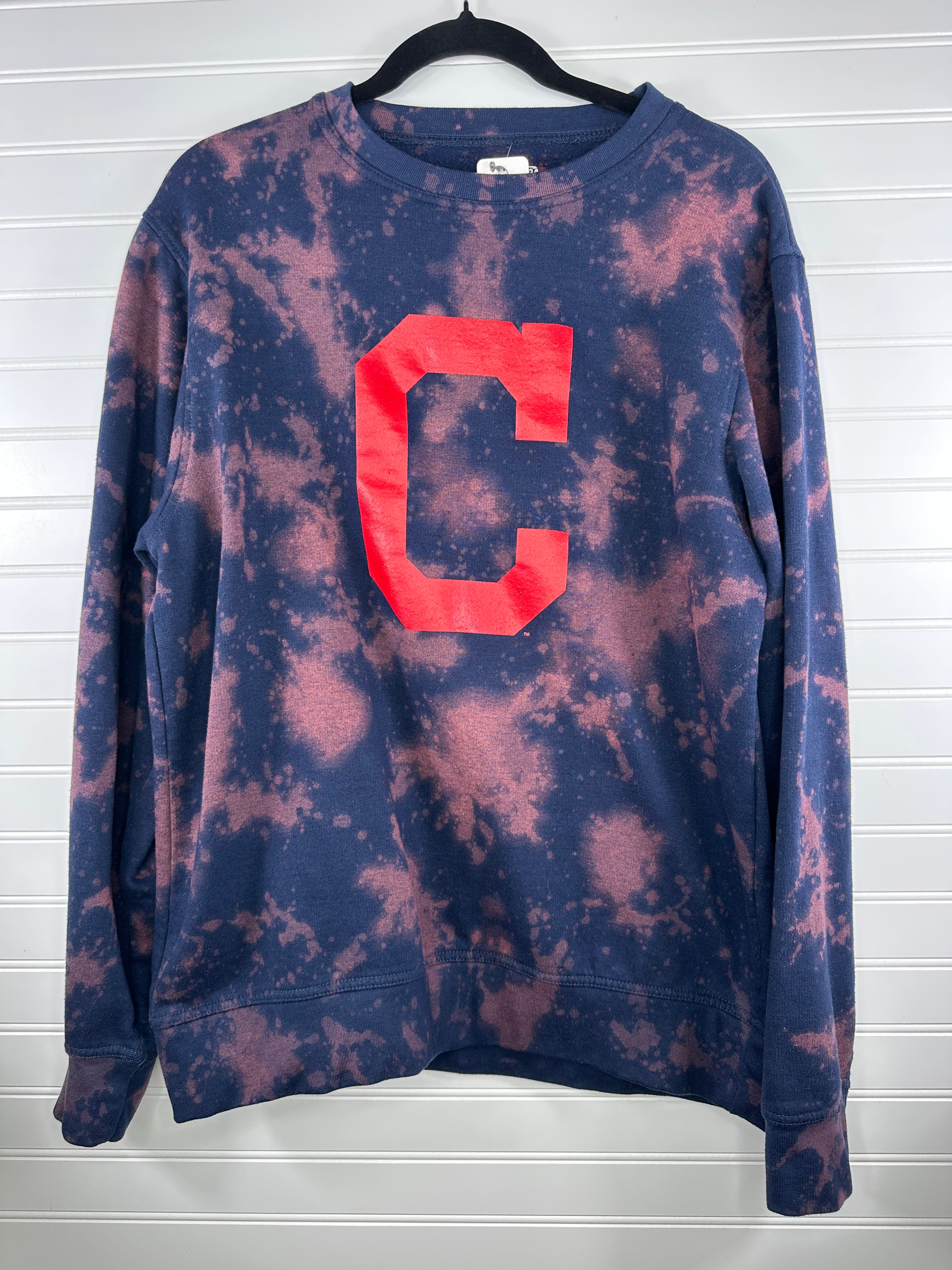 Medium Block C Bleached Crewneck