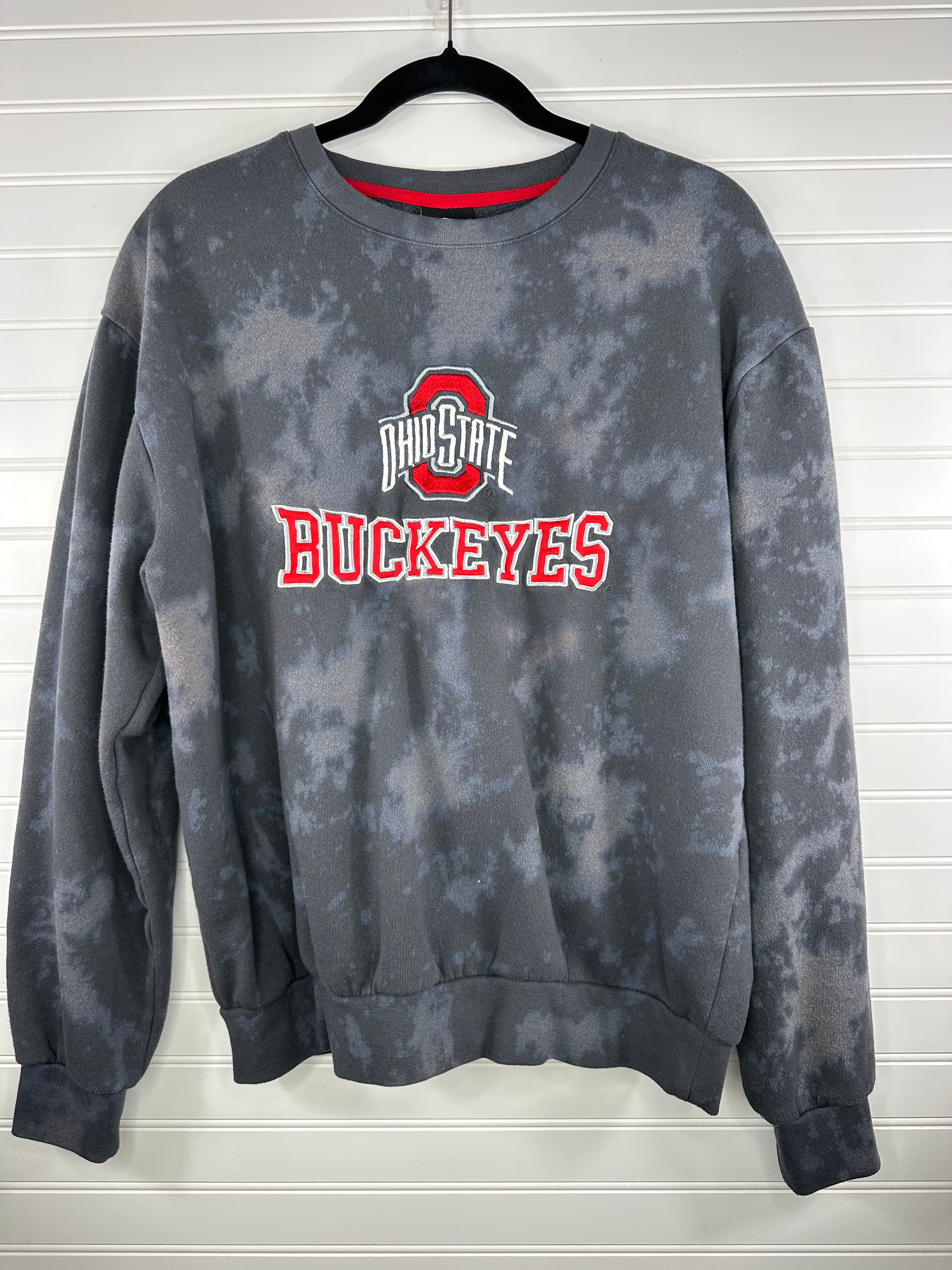 Large O-H-I-O Bleached Sweatshirt