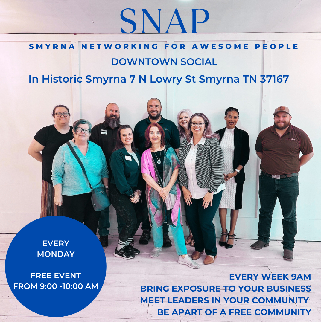 SNAP - Networking for Awesome People in Smyrna TN At Downtown Social ...
