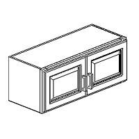 30-in W x 12-in H x 12-in D Double Door Bridge - W3012 - Edgeline