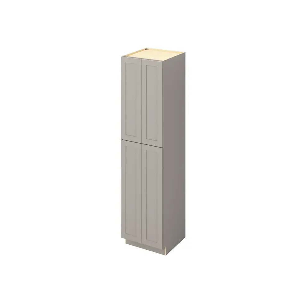 30-in W x 90-in H x 24-in D Pantry Cabinet - Monterey - Pebble Grey - Assembled