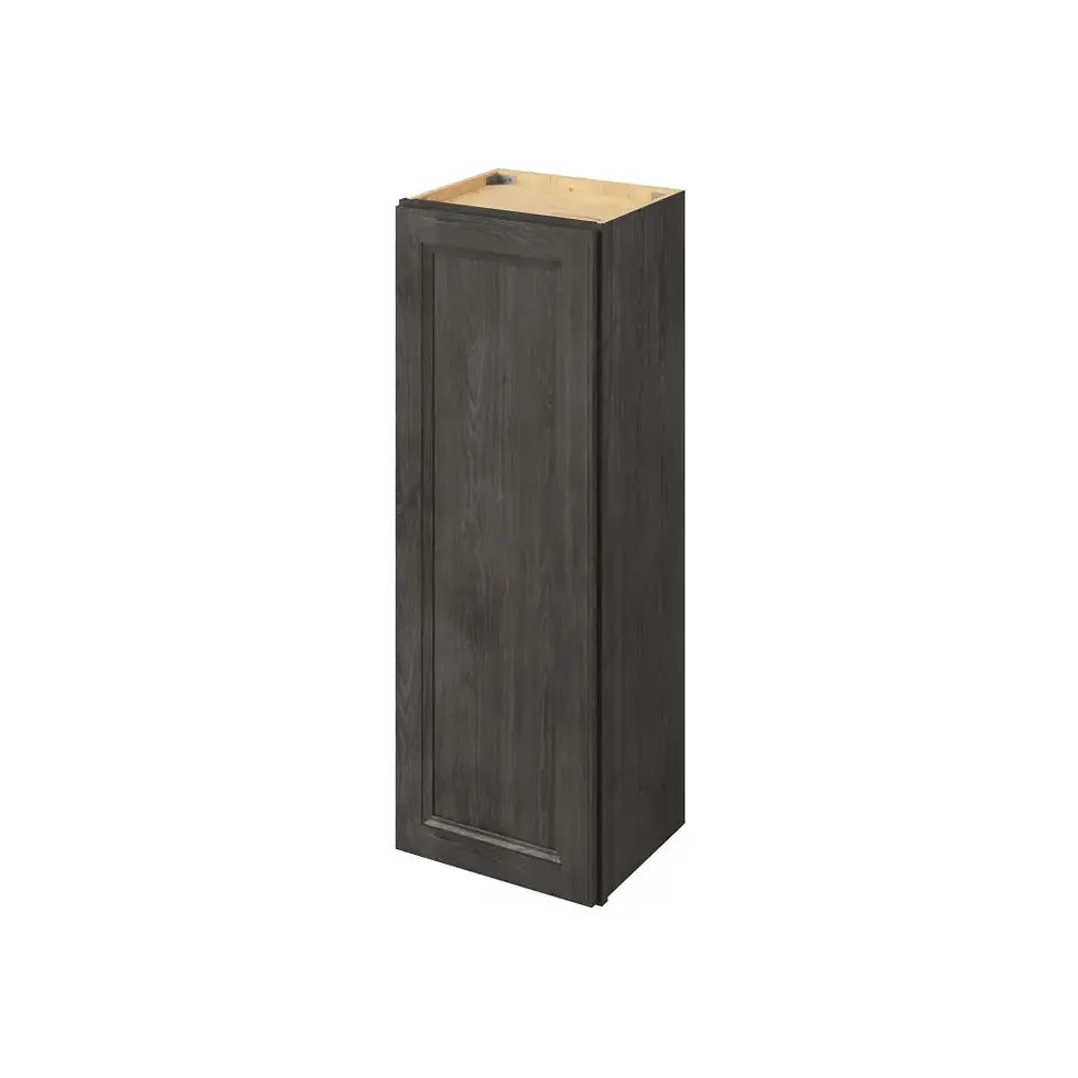 15-in W x 42-in H x 12-in D Wall Cabinet - St. Croix - Slate - Assembled - Left