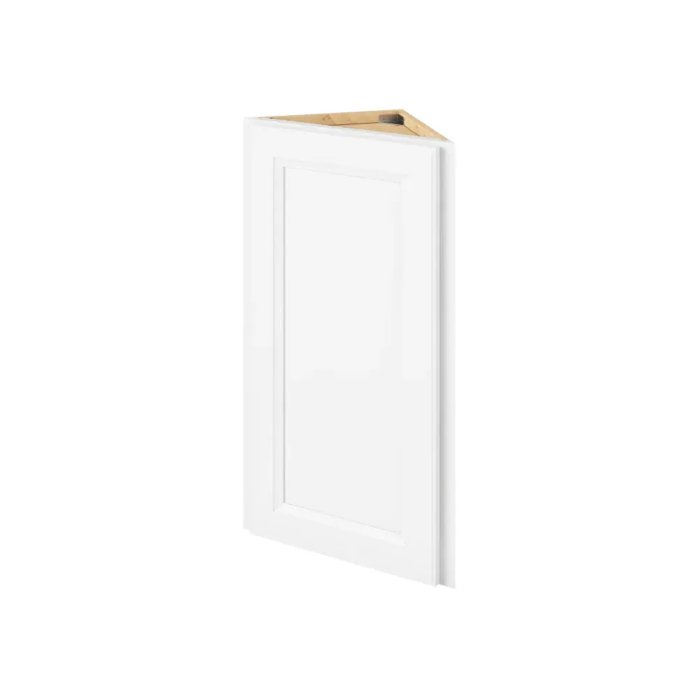 12-in W x 30-in H x 12-in D End Wall Cabinet - St. Croix - Polar White - Assembled - Left