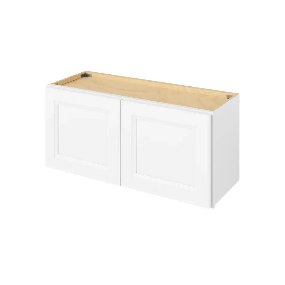 33-in W x 15-in H x 12-in D Wall Cabinet - St. Croix - Polar White - Assembled