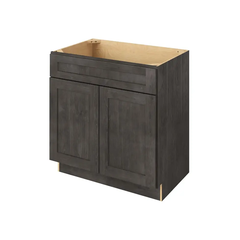 Thumbnail: 33-in W x 35-in H x 21-in D Sink Base Cabinet - Monterey - Slate - Assembled / Quick Build shared image