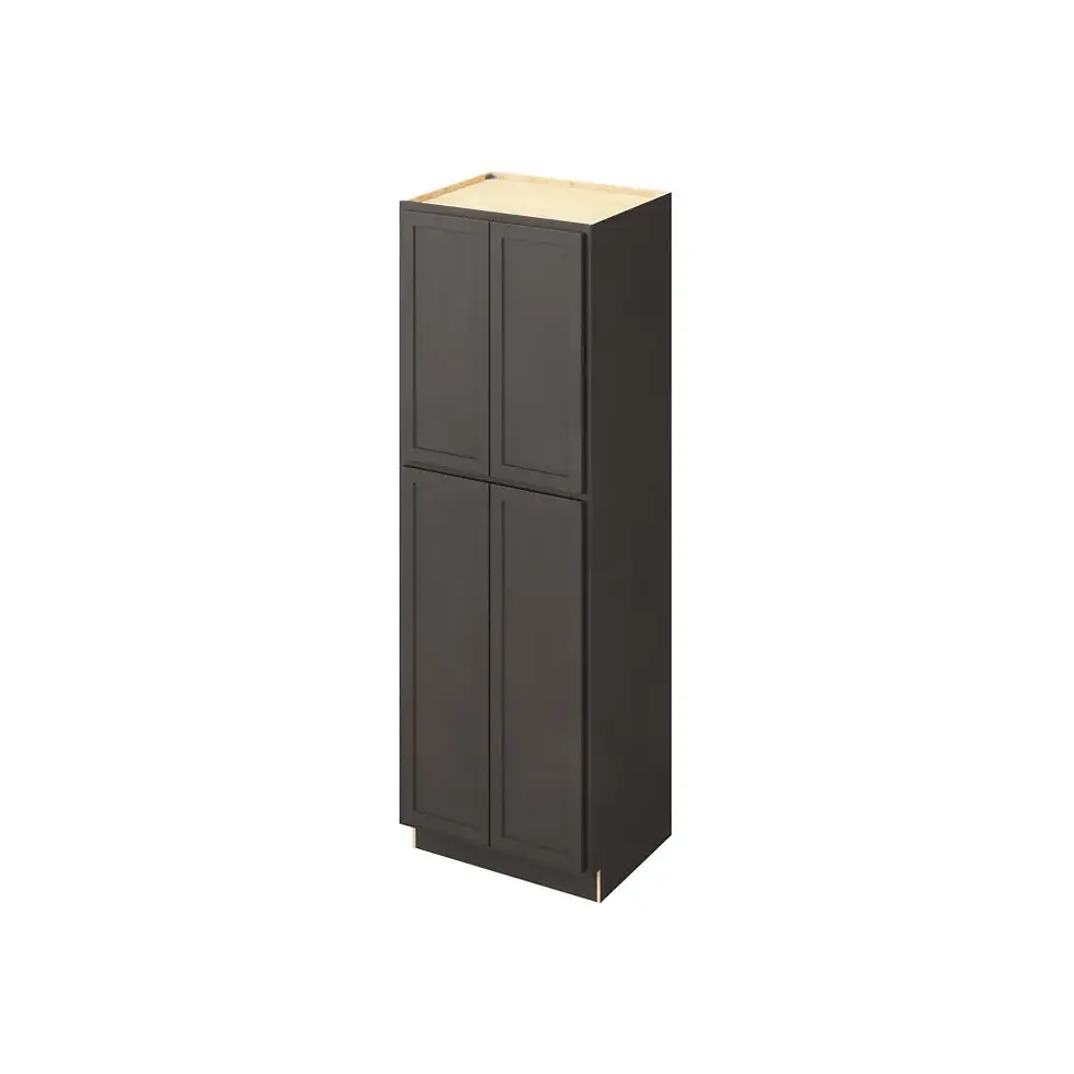 Thumbnail: 30-in W x 90-in H x 24-in D Pantry Cabinet - Nantucket - Slate - Assembled
