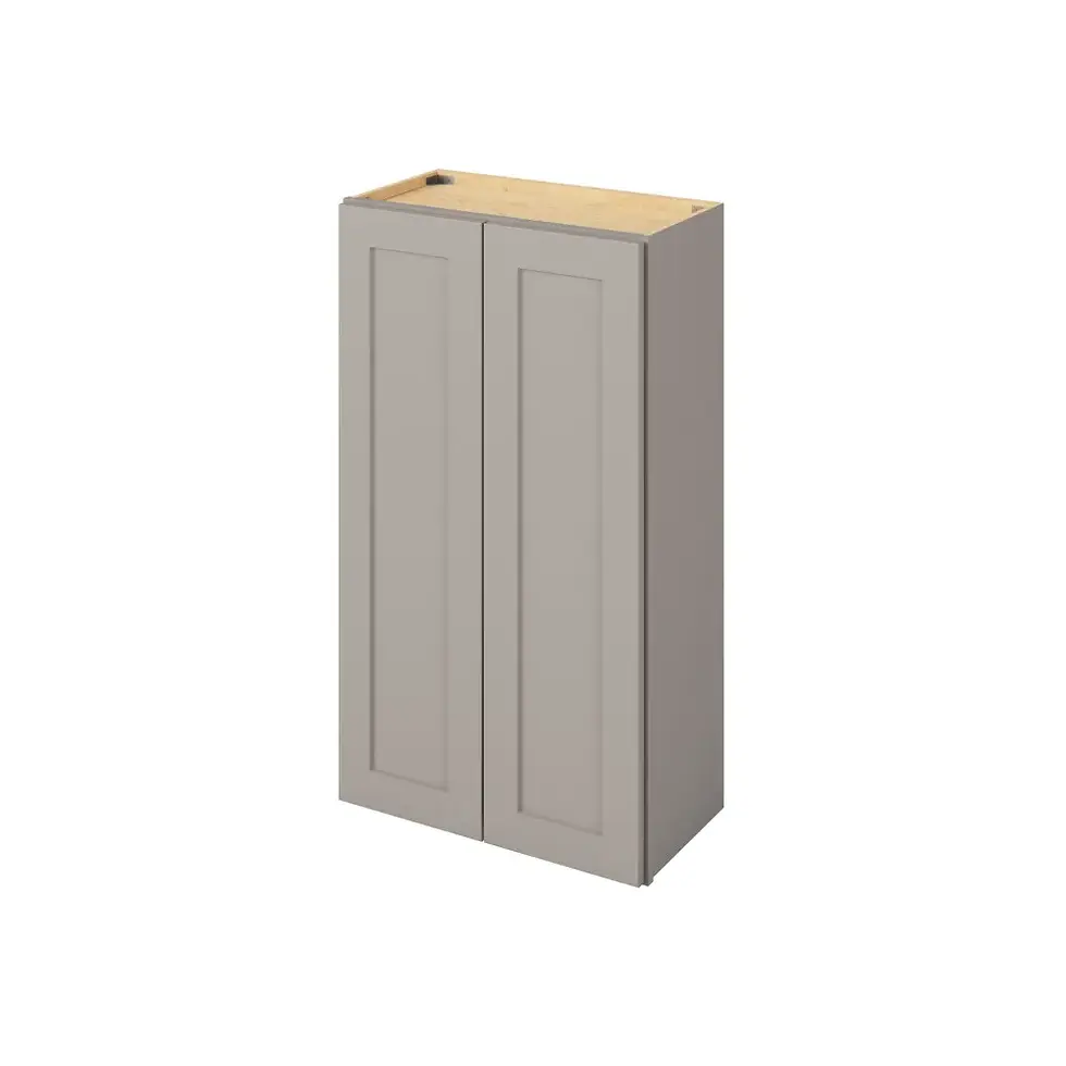 30-in W x 42-in H x 12-in D Wall Cabinet - Monterey - Pebble Grey - Assembled