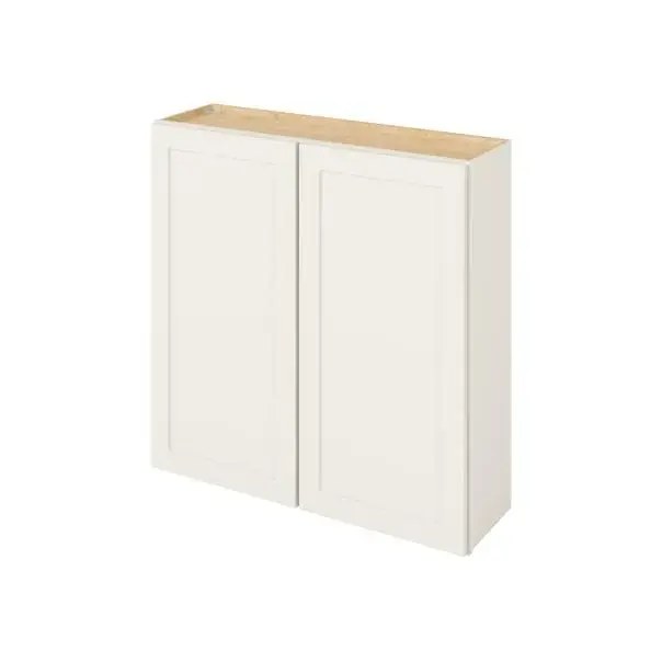 Thumbnail: 42-in W x 42-in H x 12-in D Wall Cabinet - Monterey - Shell White - Assembled / Quick Build shared image