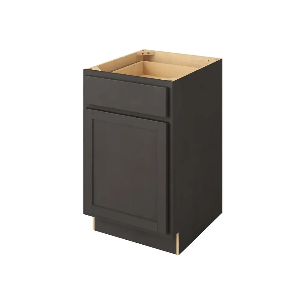 Thumbnail: 21-in W x 35-in H x 24-in D Drawer Door Base Cabinet - Nantucket - Slate - Assembled
