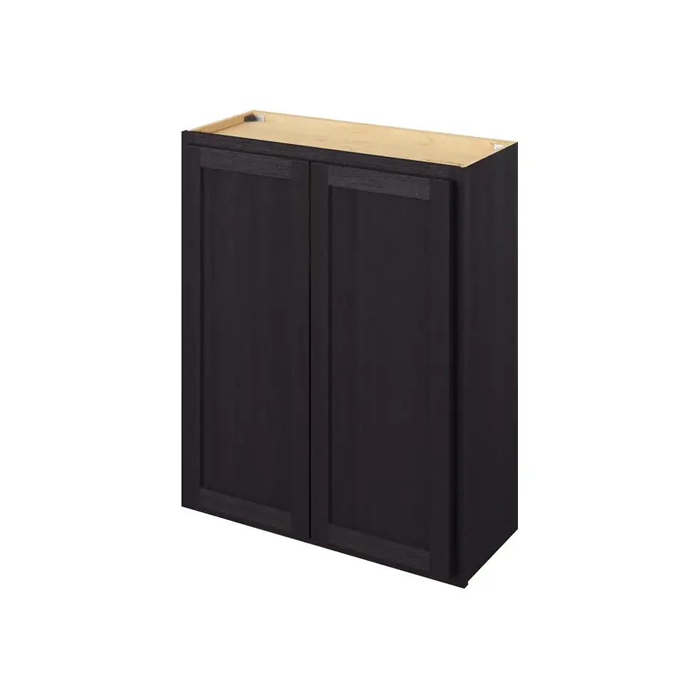Thumbnail: 27-in W x 36-in H x 12-in D Wall Cabinet - Nantucket - Espresso - Assembled