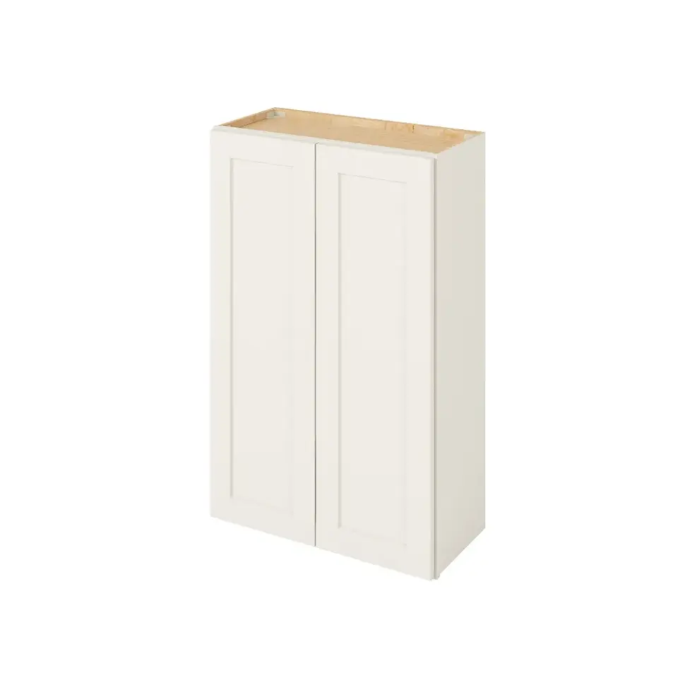 Thumbnail: 27-in W x 42-in H x 12-in D Wall Cabinet - Monterey - Shell White - Assembled / Quick Build shared image
