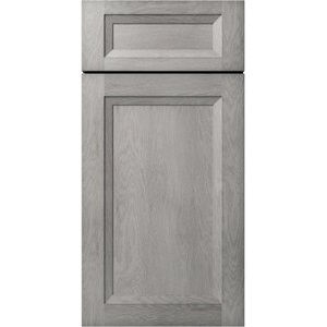 Thumbnail: 42-in W x 34.5-in H x 24-in D Double Door Double Drawer Base - B42 - Oxford - Mist finish