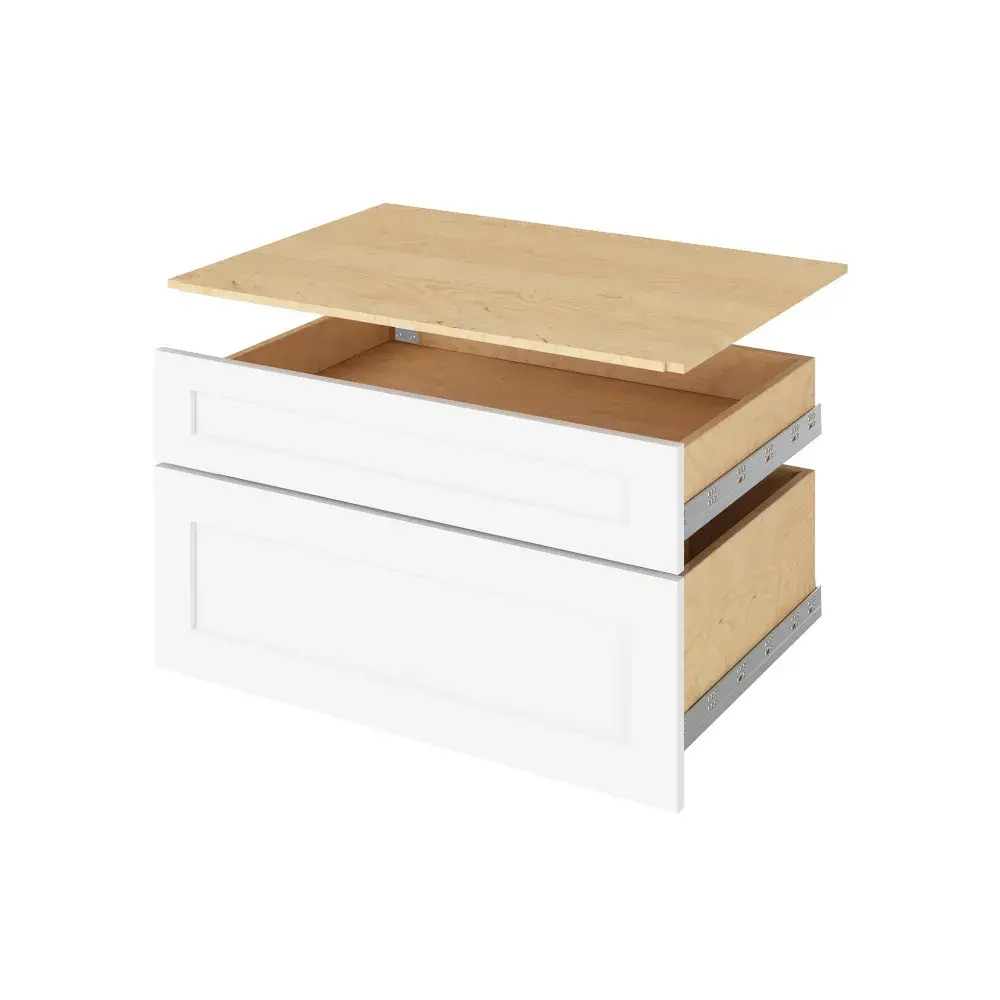 33-in W x 24-in D Universal Oven Drawer Kit - Monterey - Polar White - Quick Build