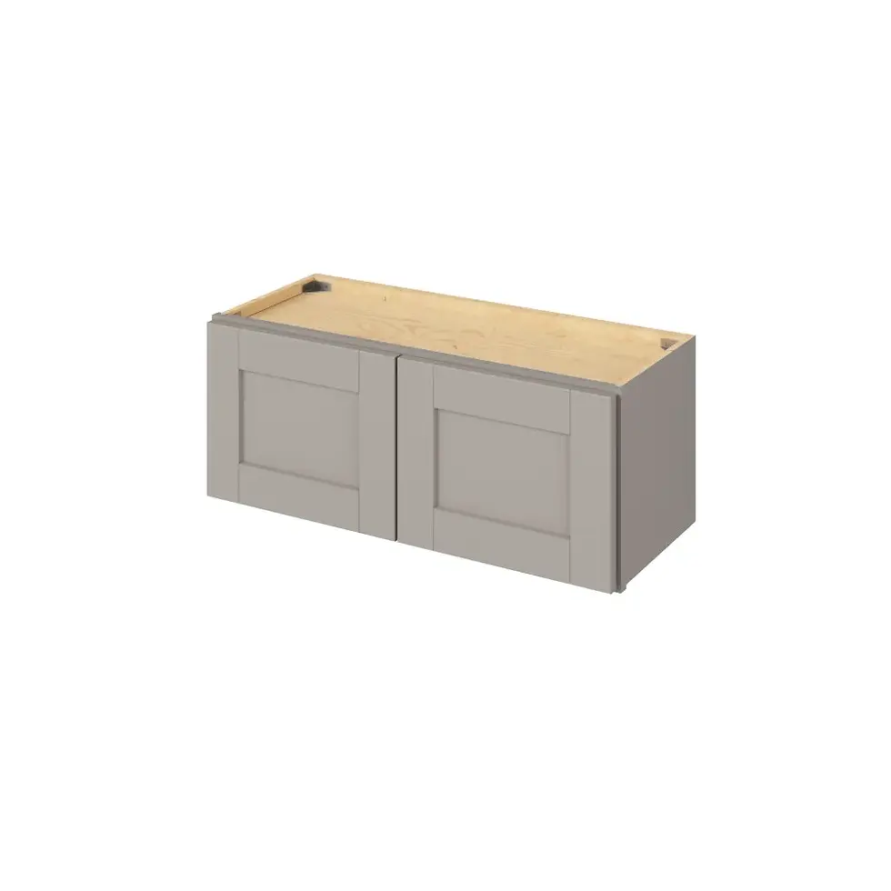 30-in W x 12-in H x 12-in D Wall Cabinet - Monterey - Pebble Grey