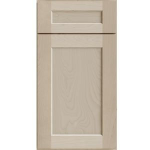 Thumbnail: 18W x 34.5H x 24D Single FH Door Base w/ Tray Divider Kit - B18FHTD - Shaker - Unfinished finish