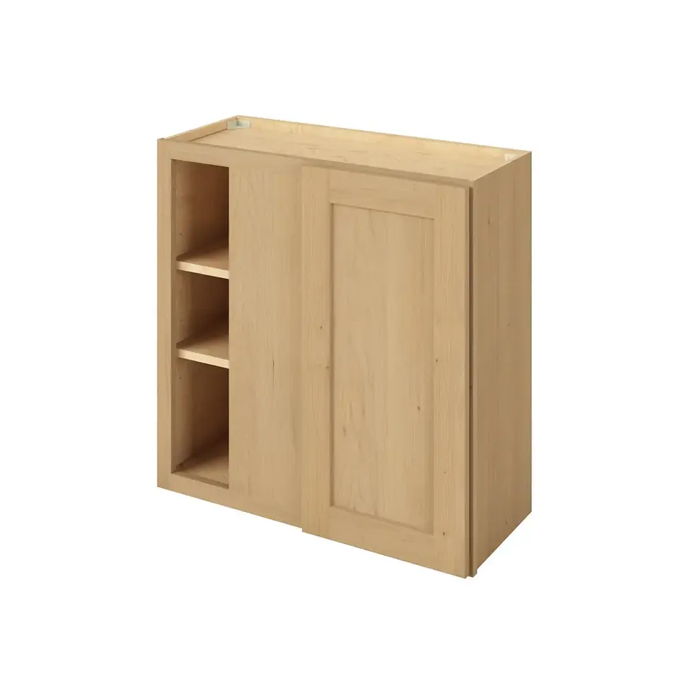 Thumbnail: 30-30-in W x 30-in H x 12-in D Blind Corner Wall Cabinet - Monterey - Sandstone - Assembled - Right