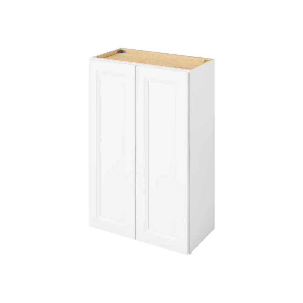 24-in W x 36-in H x 12-in D Wall Cabinet - St. Croix - Polar White - Assembled