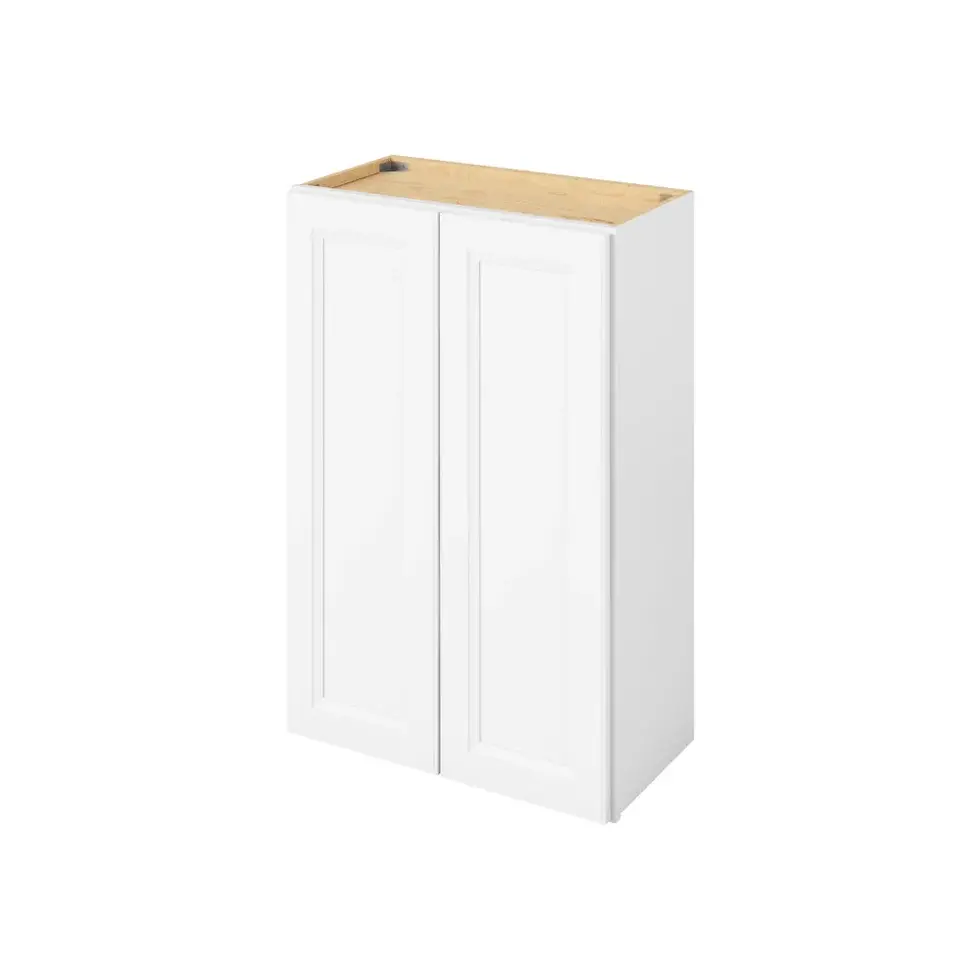 24-in W x 36-in H x 12-in D Wall Cabinet - St. Croix - Polar White - Assembled
