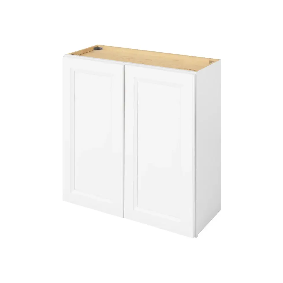 30-in W x 30-in H x 12-in D Wall Cabinet - St. Croix - Polar White - Assembled