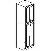 24-in W x 90-in H x 24-in D Four Door Utility Cabinet - U249024 - Casselberry