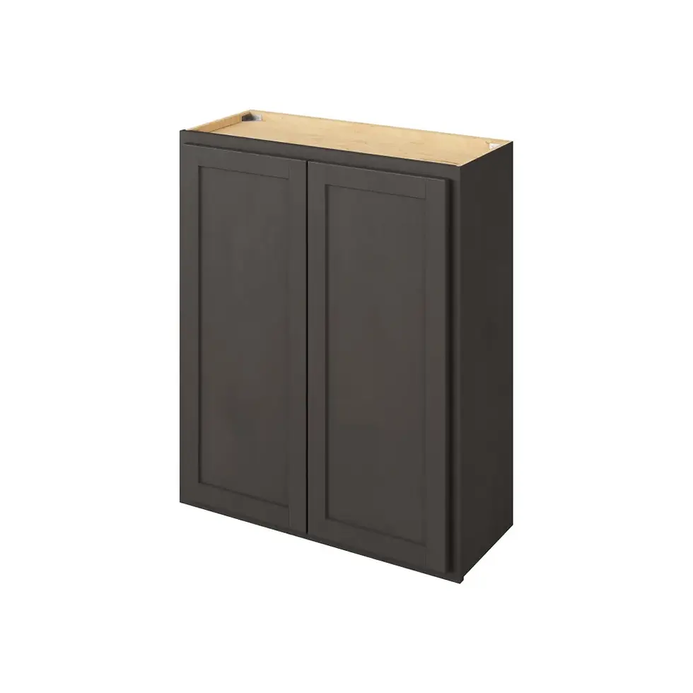 Thumbnail: 24-in W x 36-in H x 12-in D Wall Cabinet - Nantucket - Slate - Assembled