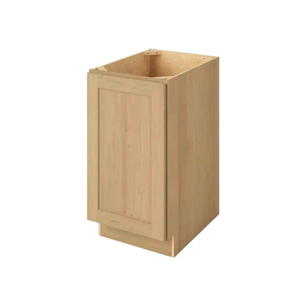 Thumbnail: 18-in W x 35-in H x 24-in D Full Height Door Base Cabinet - Monterey - Sandstone - Assembled