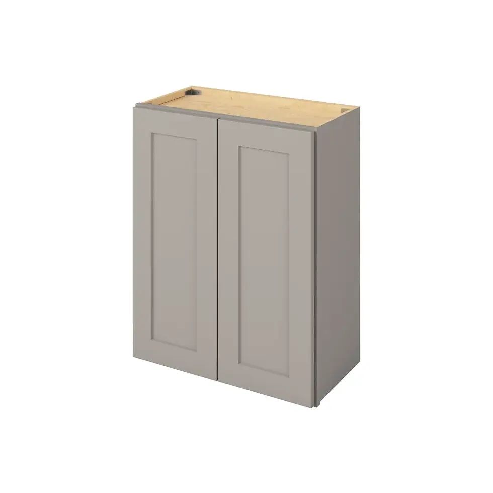 30-in W x 30-in H x 12-in D Wall Cabinet - Monterey - Pebble Grey - Assembled